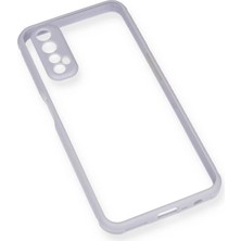 Epilons Realme 7 Kılıf Miami Şeffaf Silikon - Lila