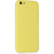 Epilons Iphone 6 Kılıf Nano Içi Kadife Silikon - Sarı