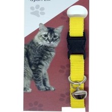 Epilons Elastik Ayarlanabilir Çıngıraklı Kedi Tasması