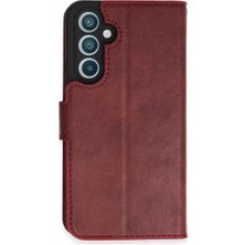 Epilons Samsung Galaxy A34 5g Kılıf Trend S Plus Kapaklı Kılıf - Kırmızı