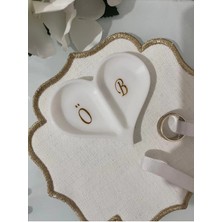 Nuksoc Kalpli Harf Detaylı Yüzük Yükseltici Söz Nişan Hediyelik Söztepsisi