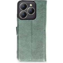 Epilons Realme C63 Kılıf Trend S Plus Kapaklı Kılıf - Yeşil