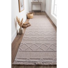 Melaris Halı Iskandinav Bukle Halı Yumuşak Örgü Yolluk Loop Bukleli Dokuma Oturma Odası Halısı Salon Mutfak Halısı