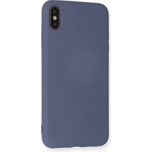 Epilons Iphone Xs Max Kılıf Nano Içi Kadife Silikon - Gri