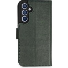 Epilons Samsung Galaxy A34 5g Kılıf Trend S Plus Kapaklı Kılıf - Yeşil