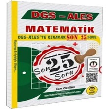 Epilons Tasarı Dgs Ales Matematik Son 25 Çıkacak Soru Bankası