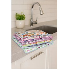 Epilons 3 Adet Mikrofiber Kurutma Bulaşık Altlığı