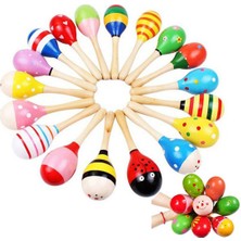 Epilons Renkli Ahşap Marakas