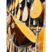 Pena Müzik Kısa Sap Yarı Profesyonel Maun Bağlama 40 Tekne Jak Girişli