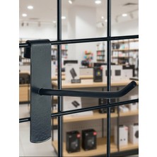 Raffar Siyah Tel Pano Kancası 10 Adet 10 cm Raf ve Tel Askısı Tel Çubuk