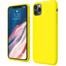 Epilons Iphone 11 Kılıf First Silikon - Sarı
