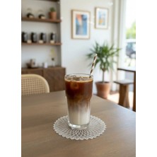 6 Adet Sunumluk Peçete,kokteyl Peçete,kahve Yanı Sunum Peçetesi,sunumluk,bardak Altlığı 16 cm