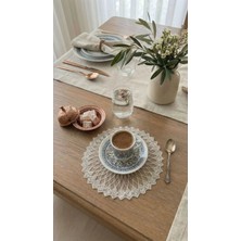 6 Adet Sunumluk Peçete,kokteyl Peçete,kahve Yanı Sunum Peçetesi,sunumluk,bardak Altlığı 16 cm