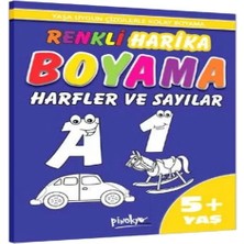 Epilons Renkli Harika Boyama Harfler ve Sayılar (5+Yaş)