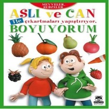 Epilons Aslı ve Can ile Çıkartmaları Yapıştırıyor, Boyuyorum - Meyveler, Sebzeler