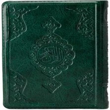 Epilons 2 Renkli Yeşil Çanta Boy Kur'an-I Kerim (Yaldızlı-Kılıflı) 2 Renkli Kuranı Kerimler