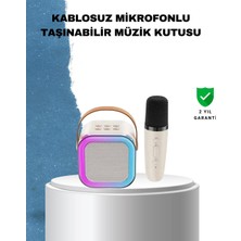 Bucuks Mey Ithalat® Karaoke Mikrofon Hoparlör Seti 6 Saat Kullanım Süresi