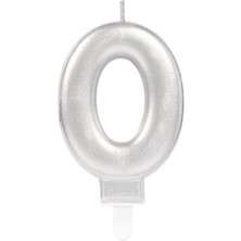 Bucuks Mey Ithalat® 0 Rakam Mum Gümüş Renk