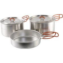 Easy Camp Moss Tour Cook Set Xl Paslanmaz Çelik Kamp Yemek Seti