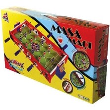 Bucuks Mey Ithalat® Matrax Akçiçek Oyuncak Ahşap Masa Maçı Futbol Oyunu Langırt Orta