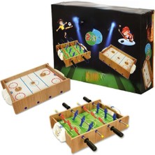 Bucuks Mey Ithalat® 412 Ahşap Hokey ve Masa Maçı Oyunu