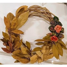 Ceyyiz Defne El Yapımı Kapı Süsü Duvar Aksesuarı 35×35