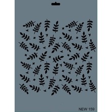 Bucuks Mey Ithalat® Rich New Seri N-159 Stencil 35X25 cm