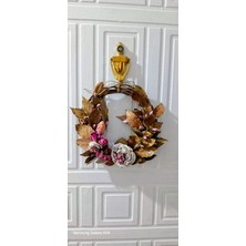 Ceyyiz Romantik El Yapımı Kapı Süsü Duvar Aksesuarı 35×35