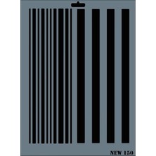 Bucuks Mey Ithalat® Rich New Seri N-150 Stencil 35X25 cm