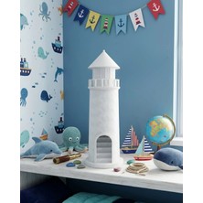 Bucuks Mey Ithalat® 3D Deniz Feneri Mumluk Dekoratif Masa Üstü Aksesuar
