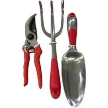 Bucuks Mey Ithalat® Max Garden 820298 Budama Makası Çapa ve Kürek Seti