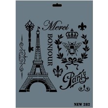 Bucuks Mey Ithalat® Rich New Seri N-282 Stencil 35X25 cm
