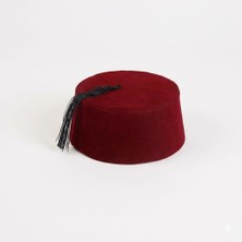 Ceyyiz Osmanlı Erkek Bordo Fesi - Klasik Başlık Şapka