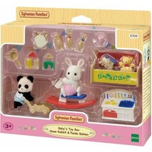 Adore Sylvanian Ailesi  Tavşan ve Panda Bebeğin Oyun Odası Seti 5709
