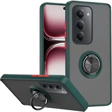 Epilons Redmi 15 4g Montreal Yüzüklü Silikon Kapak - Yeşil