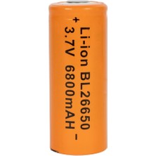 Epilons BL26650 3.7V 6800 Mah Lithium Li-Ion Şarjlı Pil