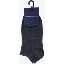 North Of Navy Antrasit Erkek Patik Çorap YMR006