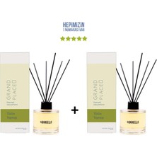 Bargello 2x Tütün Yaprağı Dekoratif Ortam Kokusu 120 ml Grand Place - Bambu Çubuklu