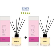 Bargello 2x Ipeksi Dekoratif Ortam Kokusu 120 ml Soft Place - Bambu Çubuklu