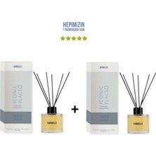 Bargello 2x Sümbül Amber Dekoratif Ortam Kokusu 120 ml Iconic Place - Bambu Çubuklu