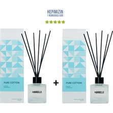 Bargello 2x Pure Cotton Dekoratif Ortam Kokusu 50 ml - Bambu Çubuklu
