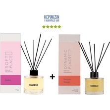 Bargello Ipeksi Soft Place + Karpuz Mango Dynamic Place Dekoratif Ortam Kokusu 120 ml - Bambu Çubuklu