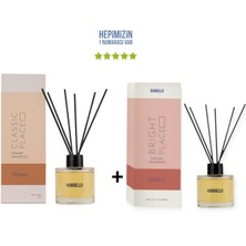 Bargello Odunsu Classic Place + Baharat Bright Place Dekoratif Ortam Kokusu 120 ml - Bambu Çubuklu