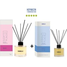 Bargello Ipeksi Soft Place + Bahar Çiçeği Cool Place Dekoratif Ortam Kokusu 120 ml - Bambu Çubuklu