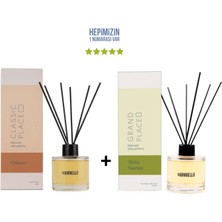 Bargello Odunsu Classic Place + Tütün Yaprağı Grand Place Dekoratif Ortam Kokusu 120 ml - Bambu Çubuklu
