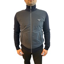 Prada Sport Yün ve Re-Nylon  Erkek Mont