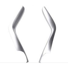 Dekis Cıvıc Fc5 2016-2020 Içın Uyumlu Vıtes Konsol Çıta Kaplama- Sılver (2 Parça - Sadece Dırekler)