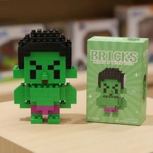 Bukalemun Shop Mini Blok Oyuncak Figür – Hulk Modeli | Mikro LEGO Seti | Koleksiyonluk Dekoratif Figür