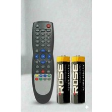 Amstrad Uydu Kumanda Tempo Amstrad 16100 Plus Premıer Moonstar 50000 60000 + Pil Hediyeli