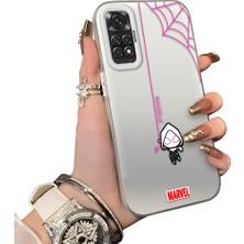 Ucuc Redmi Note 11S Uyumlu Sert Akrilik Arka Silikon Kenar Lens Koruma Kılıf